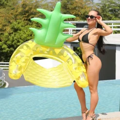 Inflatable Pool Floats Adult, 1 Pack Pool Chairs with Cup Holders,Blow up Floating Pool Floats Chair,Pool Floaties for Adults Swimming Pool Party Summer Water Fun