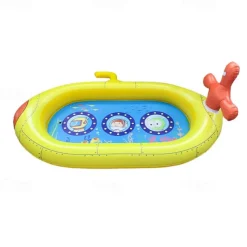 Inflatable Sprinkler Pool Children's Water Playing Toys Shark Swimming Pool Game Sprinkler Pool Dog Sprinkler Pad