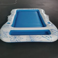 Inflatable Swimming Pool Float Boat Tanning Swimming Pool Lounge Chair Floating Sunbathing Swimming Pool Floating Toy Tanning Mattress Inflatable Cushion