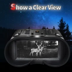 Infrared Night Vision Goggles for Adults Rechargeable Binoculars with 2.7-Inch Screen 1080P FHD Video & Photo 8x Optical and Digital Zoom Compatible with MICH Helmet