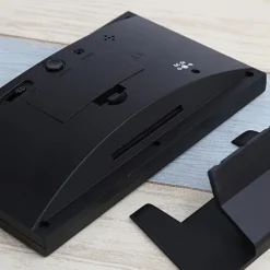 Intelligent Digital Clock Voice Control Snooze Backlight Creative Electronic Clock With Thermometer Weather Station Display Calendar Student Bedside Alarm Clock Wireless Temperature Humidity Meter