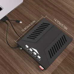 Interface Multifunctional HUB External Optical Drive Supports Memory Card SD Card Supports For Multiple Systems Microsoft System Apple System Linux System Supports Laptops Desktops Etc