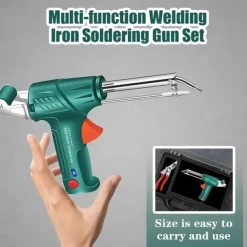 Internally Heated Industrial Laser Welding Tools, Portable Multi-function Soldering Iron Soldering Gun Set, 3-in-1 Handheld Welding Gun for Meta for Metal, Shipbuilding, DIY