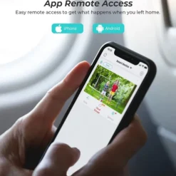 IP Camera 4K 8MP Panoramic 180° Wide View Angle Outdoor Wifi Surveillance Camera Night Vision CCTV Security Protection