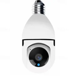 IP Camera 2MP Bulb WIFI Motion Detection Remote Access IR-cut Indoor Support 128 GB