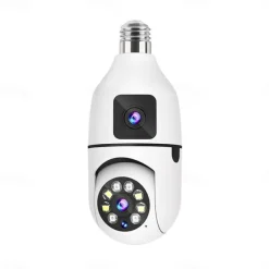 IP Camera 1080P Bulb Wireless Motion Detection IR-cut With Audio Indoor Apartment Support