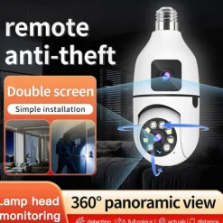 IP Camera 1080P Bulb Wireless Motion Detection IR-cut With Audio Indoor Apartment Support