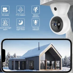 IP Camera 1080P Mini Wireless Motion Detection Night Vision With Audio Indoor Apartment Support