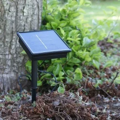 IP65 Waterproof LED Solar String Lights,Outdoor Ivy Leaf Decoration for Christmas Garden & Patio Parties