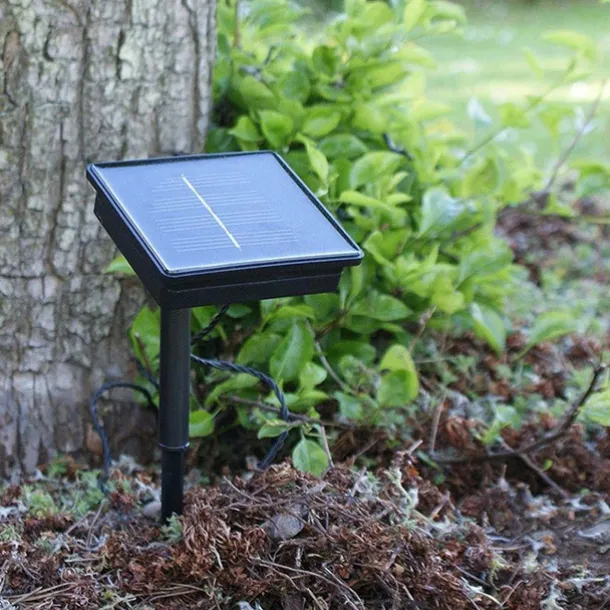 IP65 Waterproof LED Solar String Lights,Outdoor Ivy Leaf Decoration for Christmas Garden & Patio Parties