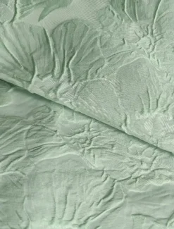 Jacquard Brocade Floral A-Line Evening Gown Elegant Dress Formal Wedding Floor Length Sleeveless V Neck Nylon with Slit Pocket Wedding Guest Dress