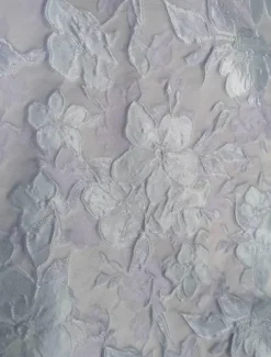 Jacquard Brocade Floral A-Line Evening Gown Elegant Dress Formal Wedding Floor Length Sleeveless V Neck Nylon with Slit Pocket Wedding Guest Dress