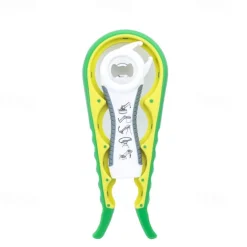 Jar Opener 5 in 1 Multi Function Can Opener Bottle Opener Kit with Silicone Handle Easy to Use for Children Elderly and Arthritis Sufferers
