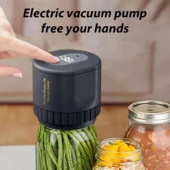 Jar Vaccumed Sealer Electric Jar Vacuum Sealing Machine Strong Suction Power Packing Machine Effective Food Vacuum Sealer