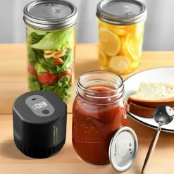 Jar Vaccumed Sealer Electric Jar Vacuum Sealing Machine Strong Suction Power Packing Machine Effective Food Vacuum Sealer