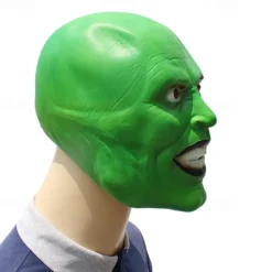 Jekyll In Disguise Jim Carrey Mask Halloween Latex Cosplay Christmas Jekyll Performance Dance Party Mask