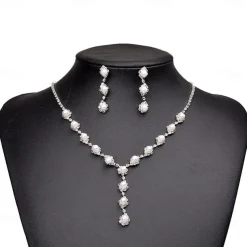 Jewelry Set Bracelet For Women's Crystal Pearl Party Wedding Gift Alloy / Pearl Necklace / Engagement / Valentine