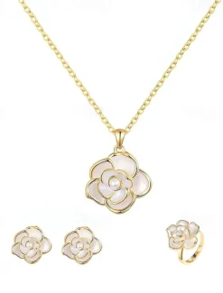 Jewelry Set For Women's Party Evening Gift Alloy Geometrical