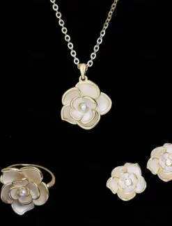 Jewelry Set For Women's Party Evening Gift Alloy Geometrical