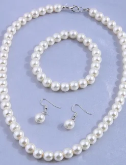 Jewelry Set For Women's Wedding Party Evening Resin Plastic Fancy