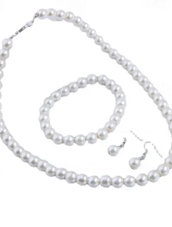 Jewelry Set For Women's Wedding Party Evening Resin Plastic Fancy