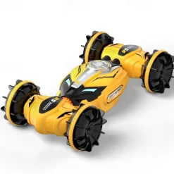 JJRC Amphibious Small Twist Remote Control Vehicle For Children's Four-wheel Drive Gesture Sensing Double-sided Deformation Stunt Vehicle