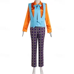 Joker Clown Halloween Coat Pants Hat Cosplay Horror Adults' Men's Women's Carnival Masquerade Party Easy Halloween Costumes Dress Up