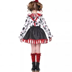 Joker Clown Halloween Costume It Dress Up Kid's Girls' Halloween Masquerade Performance Party Festival Easy Halloween Costumes Dress Up