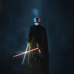 Joker Clown Halloween Halloween Props LED Mask V for Vendetta Carnival Mask Funny Halloween Adults' Men's Women's Halloween Carnival Mardi Gras Easy Halloween Costumes Dress Up