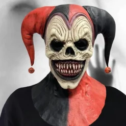 Joker Clown Halloween Mask Horror Scary Full Head Adults' Unisex Halloween Carnival Performance Party Easy Halloween Costumes Dress Up