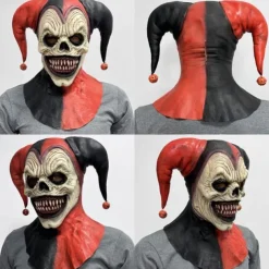 Joker Clown Halloween Mask Horror Scary Full Head Adults' Unisex Halloween Carnival Performance Party Easy Halloween Costumes Dress Up