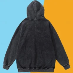 Joker: Folie à Deux Harley Quinn Joker Hoodie Oversized Acid Washed Tee Print Punk & Gothic Horror For Couple's Men's Women's Adults' Halloween Carnival Masquerade Hot Stamping Casual Daily