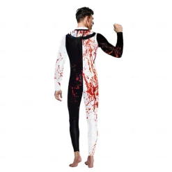 Joker Halloween Costume Bodysuit Terrifier Scary Costume Adults' Men's Carnival Party / Evening Easy Halloween Costumes Dress Up