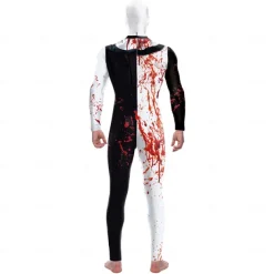 Joker Halloween Costume Bodysuit Terrifier Scary Costume Adults' Men's Carnival Party / Evening Easy Halloween Costumes Dress Up