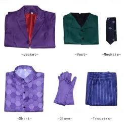 Joker Joker: Folie à Deux Joker 2 Joker Clown Cosplay Costume Outfits Costume Party Movie Cosplay for Men's Adults' Carnival