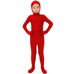 Jumpsuit Bodysuit Carnival Costume Full Body Suit Kings Day Men's Men Little Girl Anklet Cuff Charm N / A Lycra Spandex Costume for New Year Kids Kid's