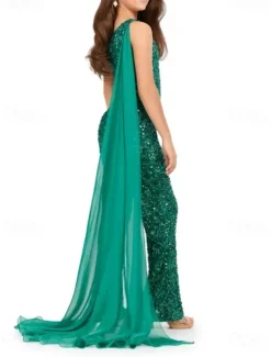 Jumpsuits Ankle Length Flower Girl Dress Chrismas Dress Pageant & Performance Girls Cute Prom Dress Sequined with Solid Color Glitter & Sparkle Fit 3-16 Years dress to impress