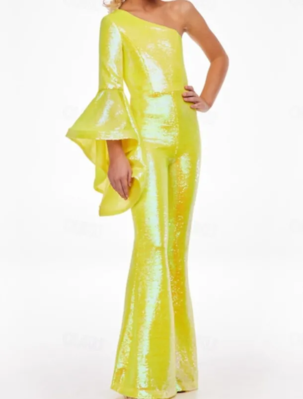 Jumpsuits Floor Length Flower Girl Dress Pageant & Performance Rainbow Unicorn Juniors Cute Prom Dress Sequined with Paillette Sparkle & Shine Disco Fit 3-16 Years dress to impress