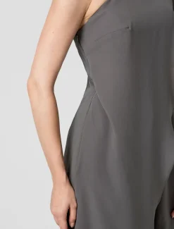 Jumpsuits Sexy Dress Formal Evening Floor Length Sleeveless One Shoulder Fall Wedding Guest Chiffon with Draping