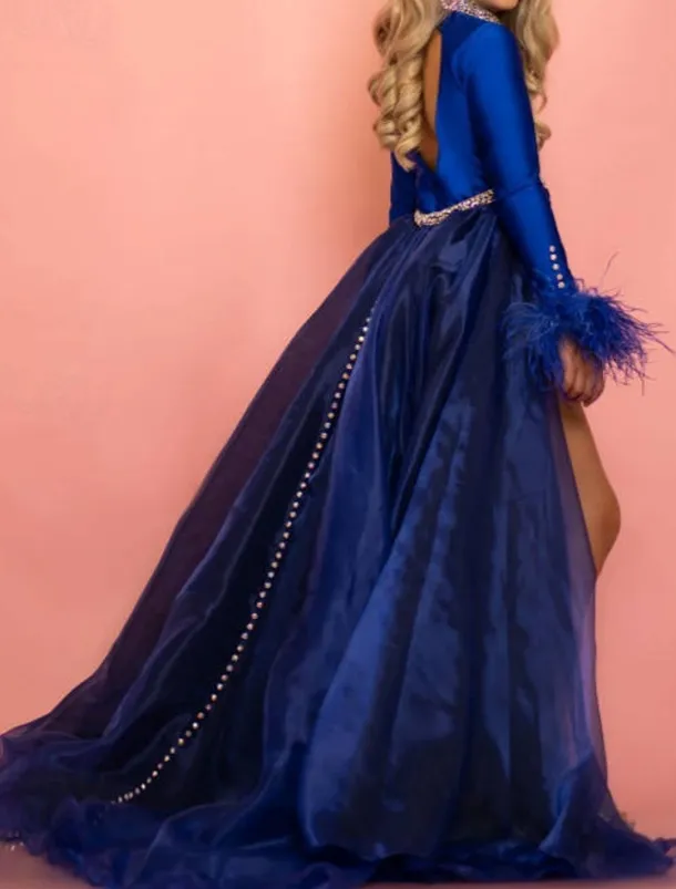 Jumpsuits Short / Mini Flower Girl Dress Feather Dress Birthday Girls Cute Prom Dress Satin with Feathers / Fur Disco Fit 3-16 Years dress to impress