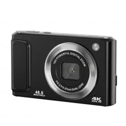 4K Digital Camera with 16x Digital Zoom Dual-Lens Autofocus Point and Shoot Camera Compact Camera for Travel