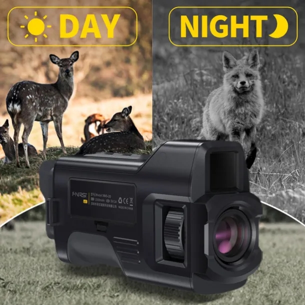 4K Digital Night Vision 300M Full-Dark Viewing Day Night Use 6X Zoom Support 36MP Resolution Photo Taking 4K Video Recording