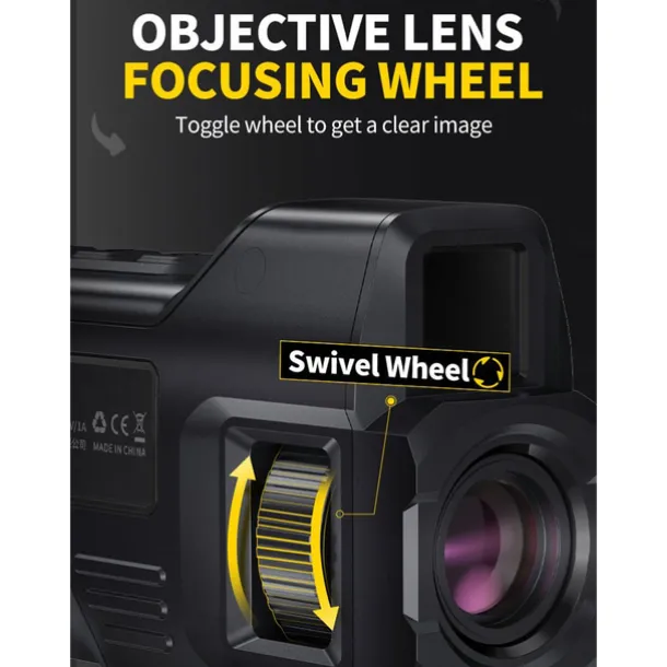 4K Digital Night Vision 300M Full-Dark Viewing Day Night Use 6X Zoom Support 36MP Resolution Photo Taking 4K Video Recording
