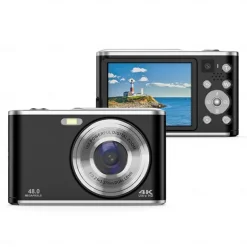 4K Front and Rear Dual Camera Digital Camera 16x Efficient Zoom 2.8 Inch Screen Autofocus Selfie Camera Front Camera Point and Shoot Camera