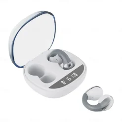 K20 True Wireless Headphones TWS Earbuds Ear Clip Bluetooth 5.3 Sports Stereo Fast Charging for Apple Samsung Huawei Xiaomi MI Yoga Fitness Gym Workout Mobile Phone