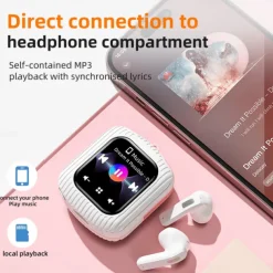 K8 True Wireless Headphones TWS Earbuds In Ear Bluetooth 5.3 Stereo Fast Charging ENC Environmental Noise Cancellation Touch Screen TWS Earbuds