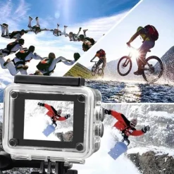 4K Ultra HD Action Camera 4K/30fps WiFi 2 inch 170D Underwater Waterproof Helmet Video Recording Sport Cameras Outdoor Camcorders