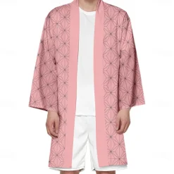 Kamado Nezuko Kamado Tanjirou Japanese Uniform Anime Cartoon Anime 3D 3D Harajuku Graphic For Men's Adults' Back To School 3D Print