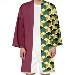 Kamado Nezuko Kamado Tanjirou Japanese Uniform Anime Cartoon Anime 3D 3D Harajuku Graphic For Men's Adults' Back To School 3D Print