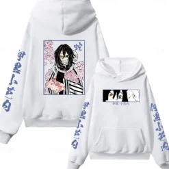 Kanroji Mitsuri Obanai Iguro Hoodie Anime Front Pocket Graphic For Couple's Men's Women's Adults' Hot Stamping Casual Daily